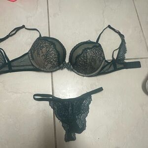 Victoria’s Secret lingerie size bras 32DD and/or 34D and size xs thongs.